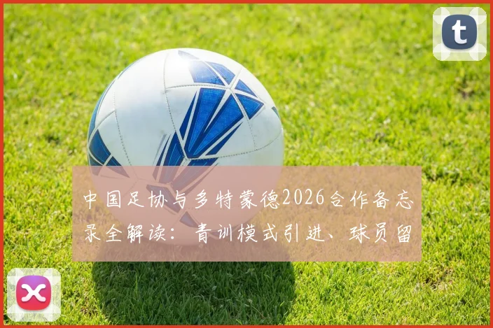 中国足协与多特蒙德2026合作备忘录全解读：青训模式引进、球员留洋新路径与未来发展影响